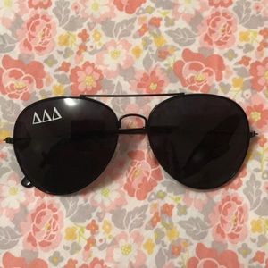 Tri Delta Aviator Style Sunglasses
